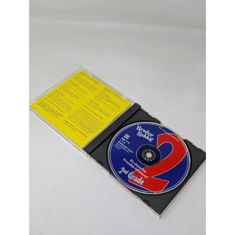 2001 Reader Rabbit 2nd Grade Mis Cheese Ious Dreamship Adventure‎ Early Read CD